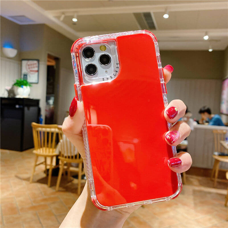 2021 Candy Color Shockproof Bumper Phone Case For iPhone 12 12Pro Max 11Pro Solid Color Soft Back Cover For iPhone 11 11Pro Max XR X