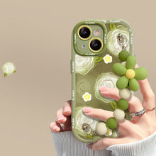 Load image into Gallery viewer, New Green Rose Bracelet iPhone Case - mycasety2023 Mycasety
