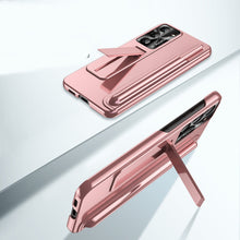 Load image into Gallery viewer, Electroplated Samsung Galaxy S23 S23 Plus Case With Kickstand &amp; Free Stylus
