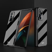 Load image into Gallery viewer, Luxury Plating Glass Case Anti-knock Protective Hard Edge Cover For Samsung Galaxy Z Fold 2 5G
