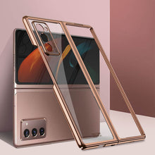 Load image into Gallery viewer, Luxury Plating Glass Case Anti-knock Protective Hard Edge Cover For Samsung Galaxy Z Fold 2 5G
