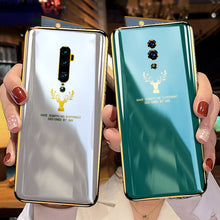 Load image into Gallery viewer, 2021 Luxury Deer Pattern Camera All-inclusive Electroplating Process Case For OPPO Reno 4 3 Pro R17 Pro Find X
