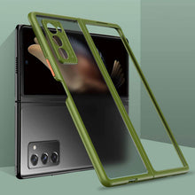 Load image into Gallery viewer, Luxury Plating Glass Case Anti-knock Protective Hard Edge Cover For Samsung Galaxy Z Fold 2 5G
