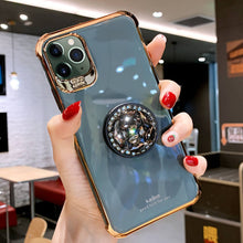 Load image into Gallery viewer, 2021 Luxury Anti-Fall iPhone Case With Diamond Ring
