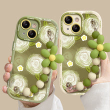 Load image into Gallery viewer, New Green Rose Bracelet iPhone Case - mycasety2023 Mycasety
