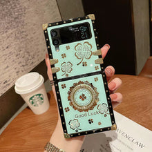 Load image into Gallery viewer, Newest Four-leaf Clover Fashion Case For Samsung Galaxy Z Flip3 Flip4 5G pphonecover
