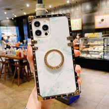Load image into Gallery viewer, 2021 Luxury Brand Marble Glitter Square Case For Samsung
