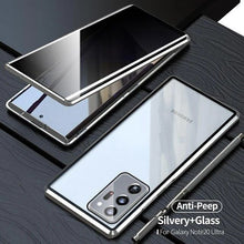 Load image into Gallery viewer, Samsung Magnetic Double-Sided Protection Tempered Glass Phone Case
