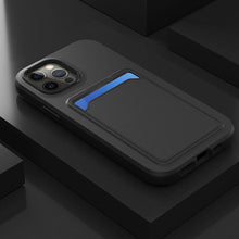 Load image into Gallery viewer, 2021 Fashion Silicone Protective Cover With Card Slot For iPhone
