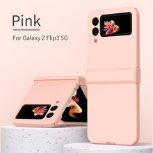 Load image into Gallery viewer, Macaron Color Armor Hinge Full Protective Cover For Samsung Galaxy Z Flip 3 5G
