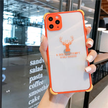 Load image into Gallery viewer, 2021 Deer Pattern Camera All-inclusive Transparent iPhone Case
