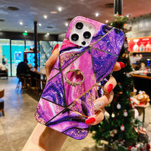 Load image into Gallery viewer, 2021 Fashion Electroplating Marble Pattern Case For iPhone
