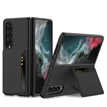 Load image into Gallery viewer, Samsung Galaxy Z Fold 4 5G Luxury Leather Card Holder All-inclusive Drop-resistant Protective Cover
