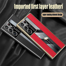 Load image into Gallery viewer, Luxury Genuine Leather Samsung S23 S23 Ultra Case
