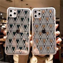 Load image into Gallery viewer, 2020 Plating Triangle Full Mirror Glitter Case For iPhone
