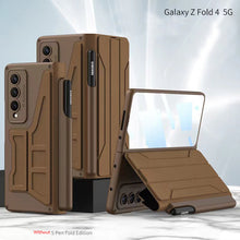 Load image into Gallery viewer, Business Samsung Galaxy Z Fold4 5G Flip Case Leather Cover With Film Detachable S Pen Holder
