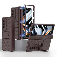 Load image into Gallery viewer, Magnetic Hinge Samsung Galaxy Z Fold4 5G Cover  With Film and Kickstand
