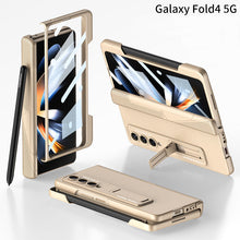 Load image into Gallery viewer, Side Pen Slot Hinge Flip Cover for Samsung Galaxy Z Fold4 5G Case with Screen Protector
