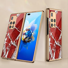 Load image into Gallery viewer, Luxury Plating Glass Anti-knock Protective Hard Edge Cover For Huawei Mate X2
