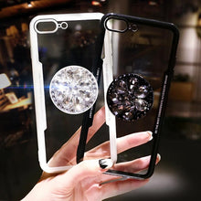 Load image into Gallery viewer, Diamond Airbag Bracket Phone Case For iPhone
