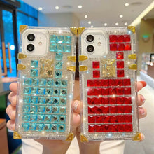 Load image into Gallery viewer, 2021 Luxury Diamond Crystal Square Case For iPhone
