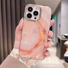 Load image into Gallery viewer, 2021 Shinning Marble Pattern Plating iPhone Case
