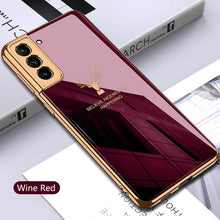 Load image into Gallery viewer, Luxury Deer Pattern Camera All-inclusive Electroplating Process Case For Samsung S23 S22 S21 Ultra Plus
