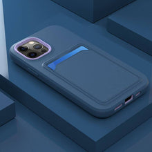 Load image into Gallery viewer, 2021 Fashion Silicone Protective Cover With Card Slot For iPhone
