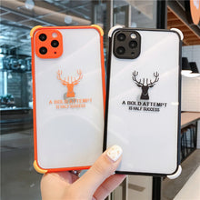 Load image into Gallery viewer, 2021 Deer Pattern Camera All-inclusive Transparent iPhone Case
