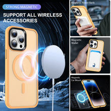 Load image into Gallery viewer, Matte Skin-feel Anti-fall Protective iPhone Case Support MagSafe Charge
