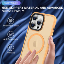Load image into Gallery viewer, Matte Skin-feel Anti-fall Protective iPhone Case Support MagSafe Charge
