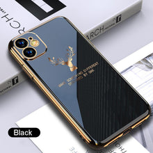 Load image into Gallery viewer, 【Fash⚡Sale】2021 Deer Pattern Camera All-inclusive Electroplating Process iPhone Case
