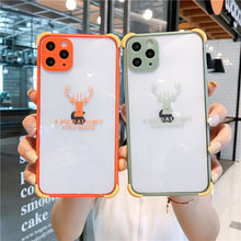 Load image into Gallery viewer, 2021 Deer Pattern Camera All-inclusive Transparent iPhone Case
