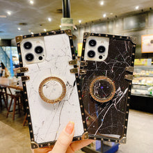 Load image into Gallery viewer, 2021 Luxury Brand Marble Glitter Square Case For Samsung
