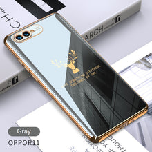 Load image into Gallery viewer, 2021 Luxury Deer Pattern Camera All-inclusive Electroplating Process Case For OPPO Reno 4 3 Pro R17 Pro Find X
