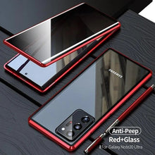 Load image into Gallery viewer, Samsung Magnetic Double-Sided Protection Tempered Glass Phone Case
