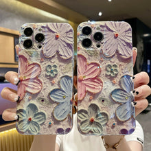 Load image into Gallery viewer, Vintage Oil Painting Flower iPhone/Samsung Case - {{ shop_name}} varyfun

