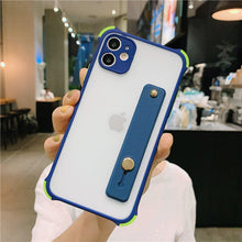 Load image into Gallery viewer, FLASH⚡SALE I 2021 Lovely Matte Stand Holder Clear Case For iPhone
