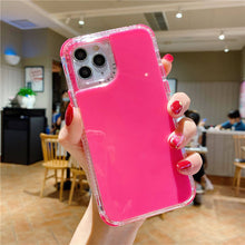 Load image into Gallery viewer, 2021 Candy Color Shockproof Bumper Phone Case For iPhone 12 12Pro Max 11Pro Solid Color Soft Back Cover For iPhone 11 11Pro Max XR X
