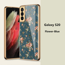 Load image into Gallery viewer, 2021 Fashion Plating Pattern Camera All-inclusive Electroplating Process Case For Samsung S21 Ultra S21 Plus S21
