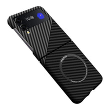 Load image into Gallery viewer, Samsung Galaxy Z Flip3 | Magnetic Carbon Fiber Phone Case - mycasety2023 Mycasety
