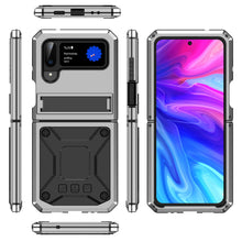 Load image into Gallery viewer, Aluminum Alloy Heavy Duty Military Protection Case For Samsung Galaxy Z Flip4 5G
