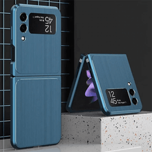 Load image into Gallery viewer, Samsung Galaxy Z Flip 3 Magnetic Brushed Metal Anti-fall Protective Cover For Galaxy Z Fold 3
