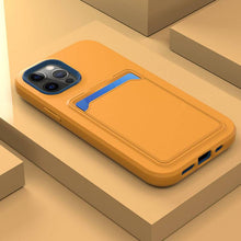 Load image into Gallery viewer, 2021 Fashion Silicone Protective Cover With Card Slot For iPhone
