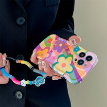 Load image into Gallery viewer, New Dopamine Graffiti Flower iPhone Case - mycasety2023 Mycasety

