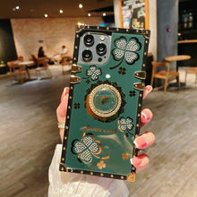 Load image into Gallery viewer, Newest Four-leaf Clover Fashion Case For iPhone 14 13 12 Pro Max pphonecover
