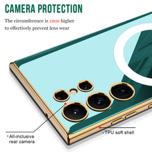 Load image into Gallery viewer, Magnetic Magsafe Plating Soft Case for Samsung Galaxy S23 Ultra Plus

