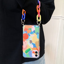 Load image into Gallery viewer, 2021 Graffiti Bracelet Colorful Chain Soft Phone Cases For iPhone 12 Pro Max 11 X XS XR 7 8 Plus SE 2020
