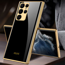 Load image into Gallery viewer, Luxury Plating Dear Pattern Camera All-inclusive Electroplating Process Case For Samsung Galaxy S22 Series pphonecover
