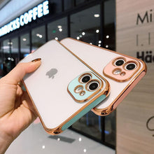 Load image into Gallery viewer, 2021 Electroplated Matte Anti-fall Camera All-inclusive Protective Case For iPhone
